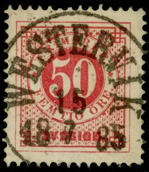 F36. WESTERVIK 15.7.1885. Kort tandspets.