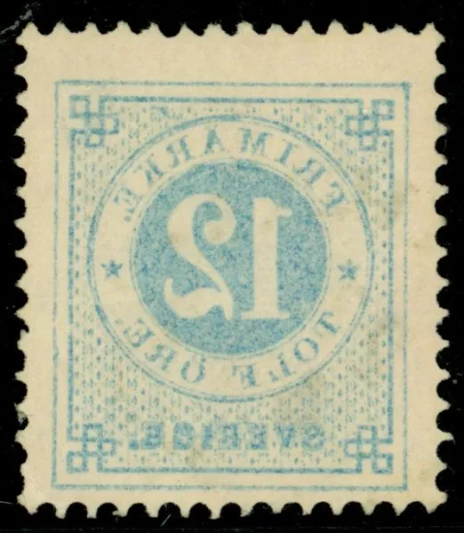 F50v1. Stämplat ex med spegeltryck.