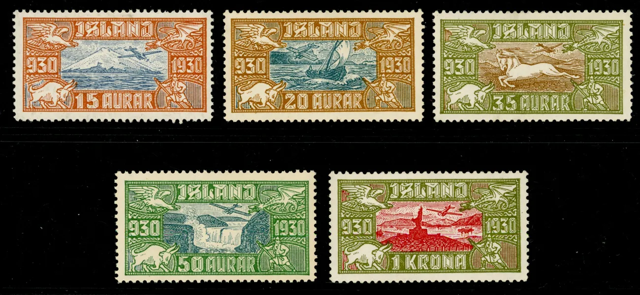 F189-93. Postfrisk serie. F 4500 kr
