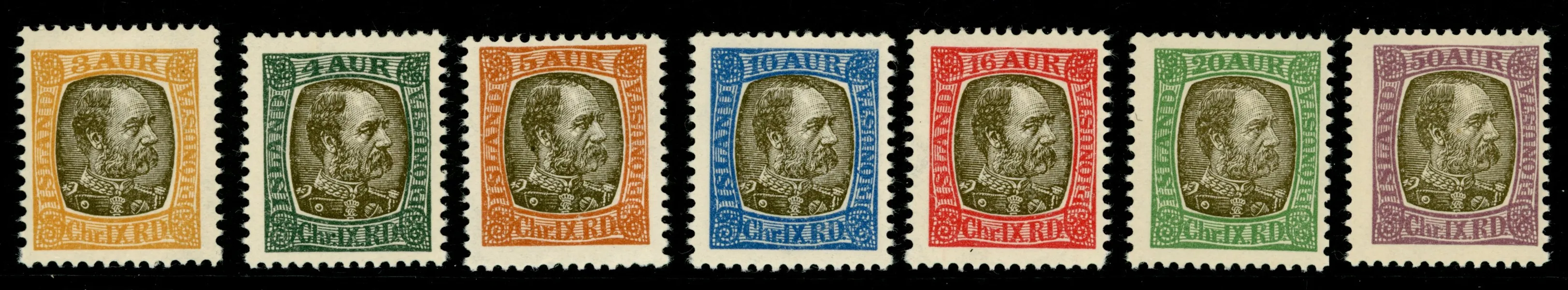 Tj26-32. Postfrisk serie. F 1800 kr
