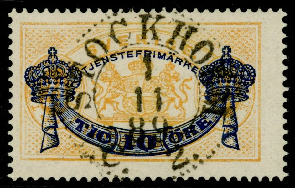 Tj26. STOCKHOLM 1.11.89 lyxstämplat ex!