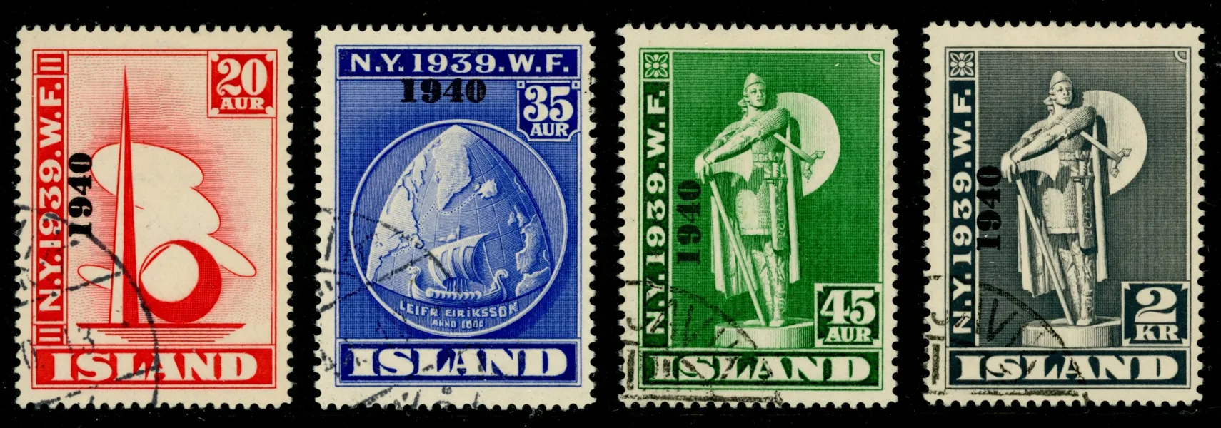F256-59. Stämplad serie "1940". Ovanligt. F 5000 kr