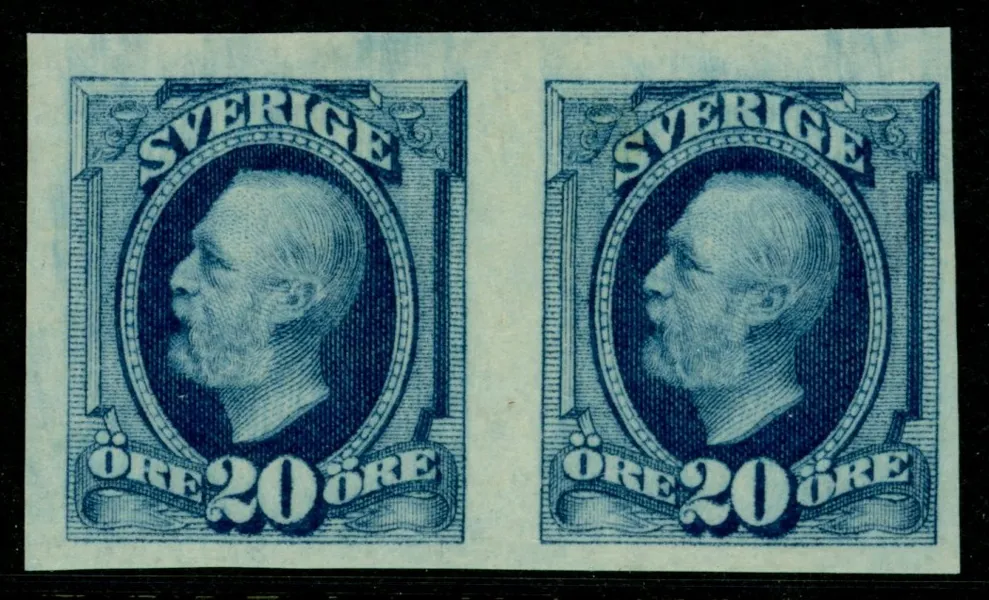 F56v1. Otandat, ostämplat par. F 1200 kr+