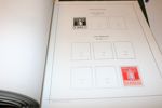 Blandat parti med bl.a. ringtyp t13 på blad med olika nyanser, lite 12 öre vapen, en enklare Nordensamling i Facitalbum, ett album bandmärken, och en färglikare Nordisk Filateli som dock ej är kpl.