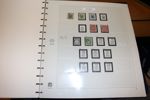 Samling 1856-1971 i SAFE-album. Något restbetonat men med en del bättre märken som legionen och universitetet. Blandat stpl och x/xx. Lågt utrop.