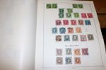 Samling i Facitalbum med 4, 6 och 8 sk bco i hyggliga exemplar (de två senare med attester, 6 sk obet def, 8 sk vht).