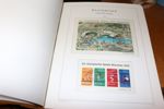 TYSKLAND/BUND. Mycket fin samling 1949-2014 i två Leuchtturmalbum. Komplett i den äldre delen med alla de bättre märkena, och mycket välfylld ända till omkring 2010. De sista fyra åren glesare.