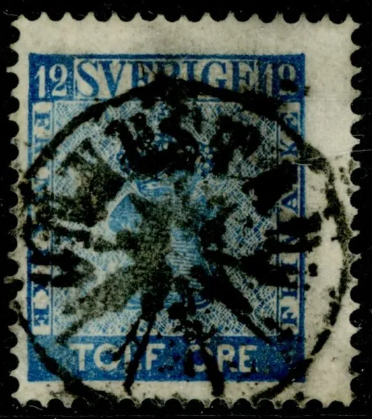 F9. ÖNNESTAD strålstämpel. Något kladdig, men sällsynt. Postal 6000 kr