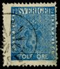 F9. HÄST(VEDA) strålstämpel. Svag men tydbar stämpel av en av de allra svåraste stämplarna under vapentyp öre-perioden. Ktt. Postal 10000 kr