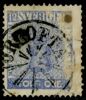 F9. ÖRTOFTA strålstämpel. Rättvänt avtryck, märket med fläckar. Postal 2000 kr