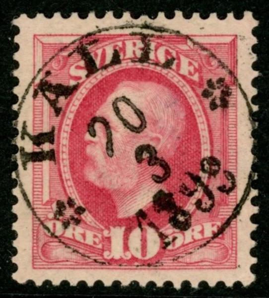 F54. KALL 20.3.1893. Vackert ex.