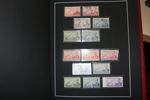 SPANIEN. Mycket fin och välvårdad samling med hemgjord montering i två Leuchtturmpärmar, svarta blad, samlat till ca 1980.