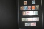 SPANIEN. Mycket fin och välvårdad samling med hemgjord montering i två Leuchtturmpärmar, svarta blad, samlat till ca 1980.