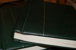 Trevlig samling 1855-2000 i två Leuchtturmalbum med fickor.