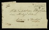 4-kantstämpel typ 2 WIMMERBY 20.3.1851 på brev till Madesjö. Postal 500 kr. Tragiskt innehåll om "kringstrykande drängen Adolf Petersson" som är i ett så utblottat tillstånd att någon måste hjälpa. 