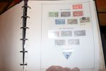 Trevlig samling med fina 4+8 skilling, en del fintandade aur-valörer, bättre kungamärken, zeppelin, luftpost 1934 etc. Även två sidor välgörenhetsmärken "caritas". Samlat till 1999.