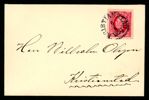 F54v1. Otandat ex med breda marginaler på brev KRISTIANSTAD 6.6.1901