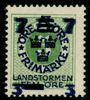 F129v2. Postfriskt ex med tripppel-påtryck, sällsynt. F 4000 kr