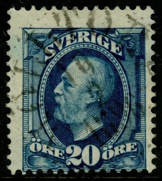 F56vm8. Stpl ex med halv krona, horisontellt. F 300 kr