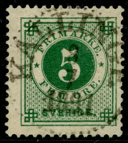 F43. KALLINGE 8.7.1891. Praktstämpel. Postal 150 kr