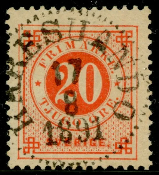F46. KARESUANDO 17.8.1891. Postal 200 kr
