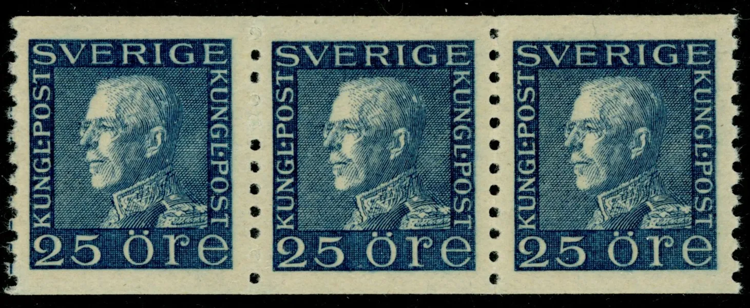 F183 a2-ppr. Postfriskt prakt-3-strip. F 1350 kr+