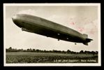 TYSKLAND/REICH. Mi456. 1 mk POLARFAHRT på zeppelinkort skickat till Visby via bl.a. Leningrad 1931. Med motiv av luftskeppet ifråga, fint objekt!