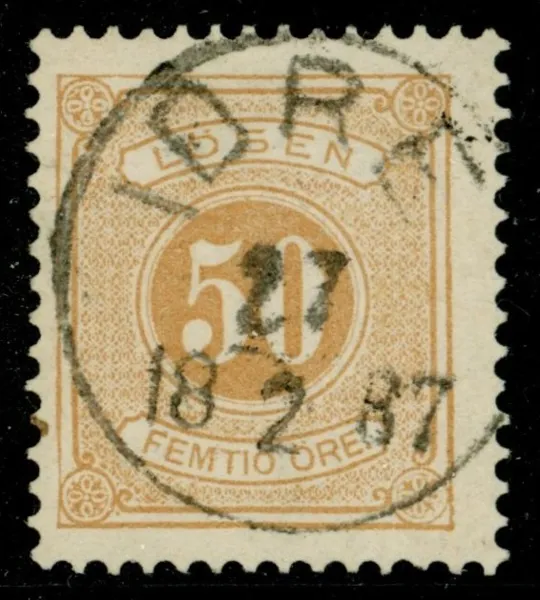 L19. IDRE 27.2.1887. Vackert ex