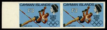 CAYMAN ISLANDS. Mi202. Otandat provtryck i par, postfriskt.