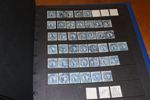 Samling/parti Lilla riksvapnet-medaljong i tjockt visiralbum. Med start på F69 med en del fina stämplar, vattenmärkesvarianter och annat, samlat t.o.m. F104.