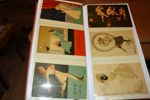 Album 60 kort, mest tema signerade kort, ekivokt, Jac Edgren, Rylander m.m.