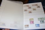 AFGHANISTAN. Låda med 4 insticksalbum med mycket xx material, bl.a. block. Dessutom två mindre album med en del stämplat.