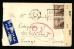 O.A.T. Censurerat brev från KANADA till Eskilstuna 1944.