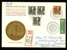 F438-39. 30.8.51. FDC med vinjett enl bild