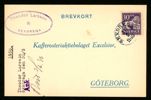 F145A. Vackert kort till Kafferosteriaktiebolaget Excelsior, sänt från SEXDREGA 31.5.1930 till Gbg.