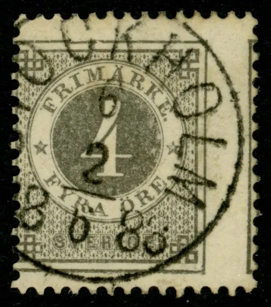 F29v5. Kraftigt snedcentrerat ex. F 1000 kr