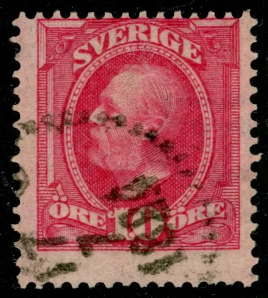 F54d vm15. Med vm halv omvänd krona horisontellt. Enligt Facit 2 ex kända, möjligen är detta det enda i rosa nyans?