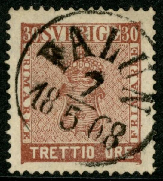 F11. FALUN 7.5.1868. Obet kt. Signerat Sjöman.