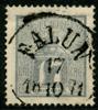 F15c. FALUN 17.10.1871. Praktex av 17 öre grå, sällsynt objekt!