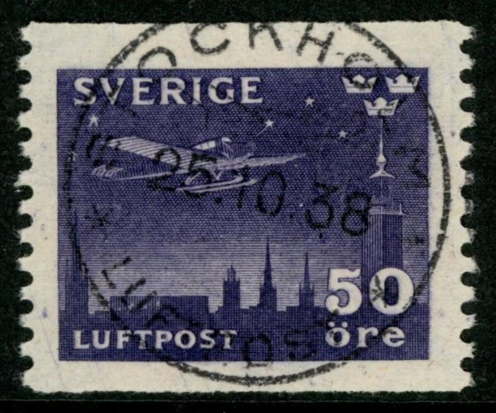 F232. STOCKHOLM 1 LUFTPOST 25.10.38