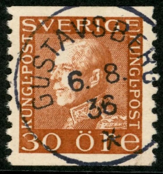 F186 a3-ppr. GUSTAVSBERG 6.8.36