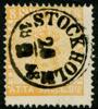 F4h. STOCKHOLM 28.2.1858. Fräscht och felfritt ex med attest HOW "Ett mycket vackert och fräscht märke".
