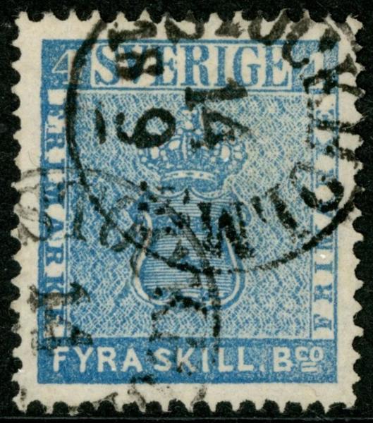 F2h1. STOCKHOLM 14.9.1857. Intressant ojämnt tryck.