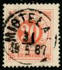 F46. MISTELÅS 31.5.1887. Ettan i "31" ifylld med bläck.
