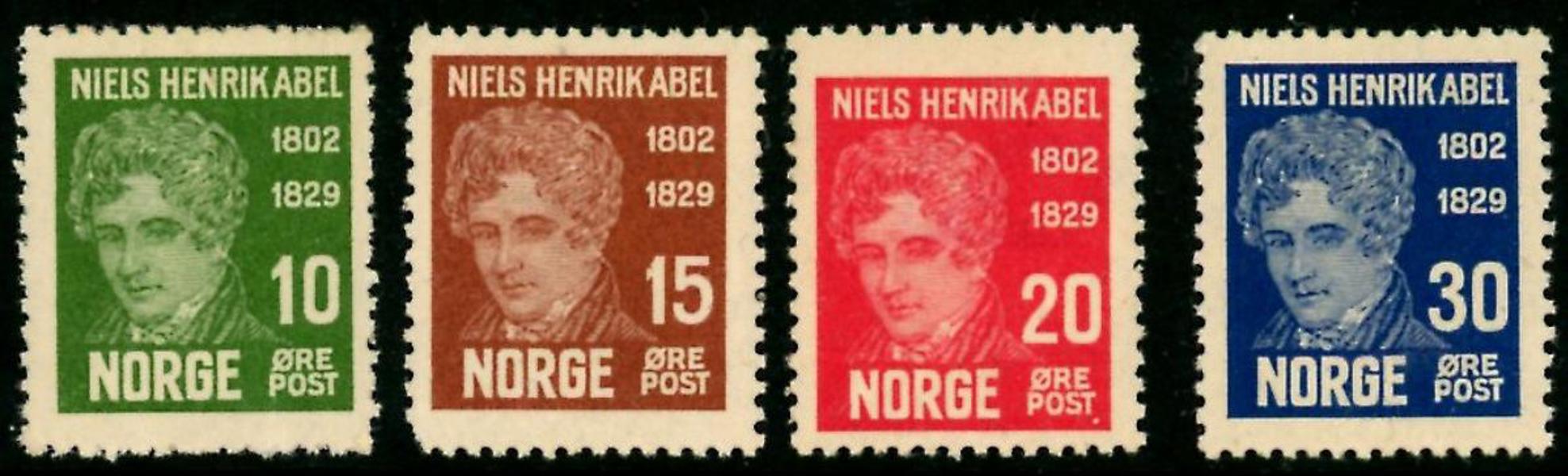 F172-75. Abel. Ostämplad serie. Facit 65 kr