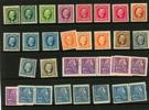 Samling i SAFE-album med fickor x/xx glest före 1924 men mest xx serie Kongress (ej 5 kr), bra 30-tal med Postverket och en del BC-par. Dessutom några visirblad med många bättre x/xx märken, t.ex....
