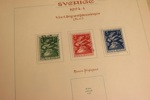 Fräsch samling stämplat 4 sk bco-1960 i två trevliga Estett-album (blad till 1971). Innehåller flera vapentyp och ringtyp inkl en del vackra stämplar, men utan de dyrare valörerna. På 1900-talet f...